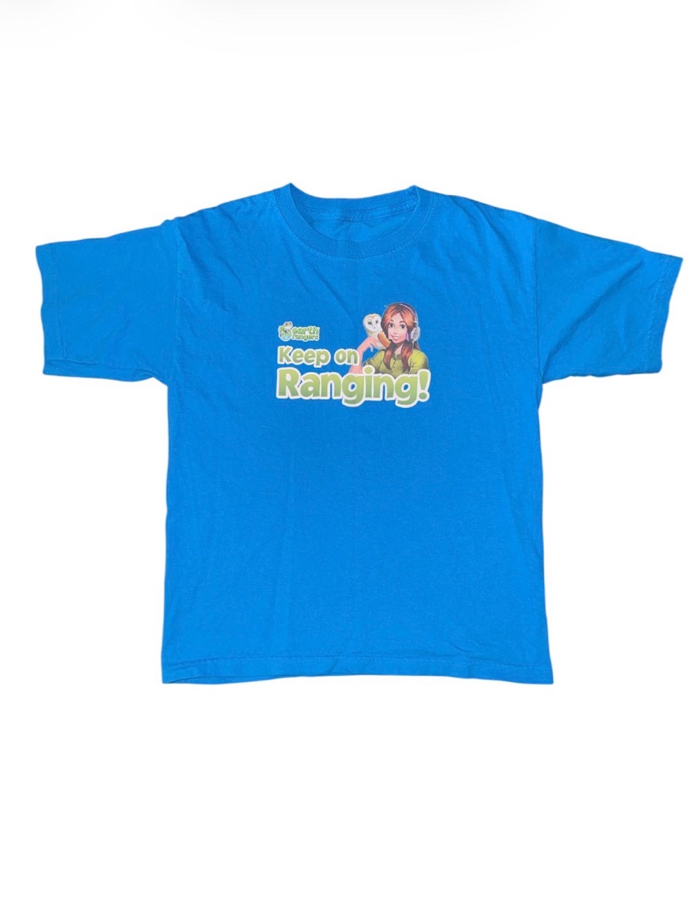 Kids 'Keep on Ranging' Blue Graphic T‑Shirt Size S